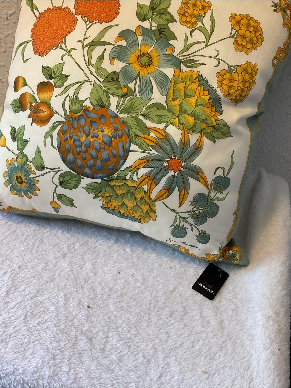 Jim thompson accent pillow cover - Picture 6 of 7